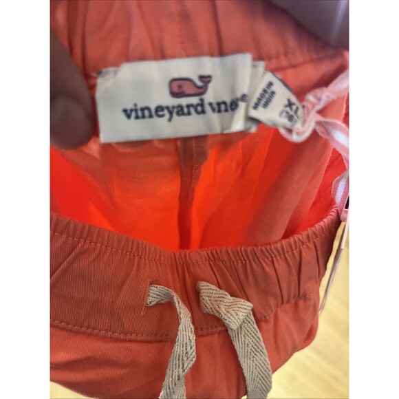 Vineyard Vines Girls Size XL (16) Just Peachy Twill Pocketed Pull On Shorts NWT - Picture 3 of 5